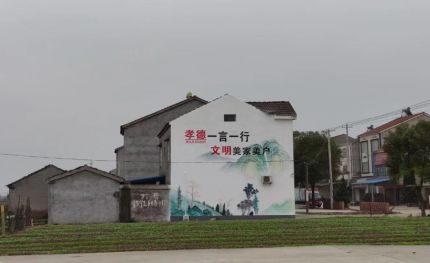 苍溪新农村墙绘
