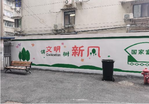 苍溪社区墙绘